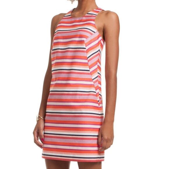 Colorblock Striped Trina Turk Racerback Sleeveless Sheath Mini Dress (NWT) - Picture 3 of 3